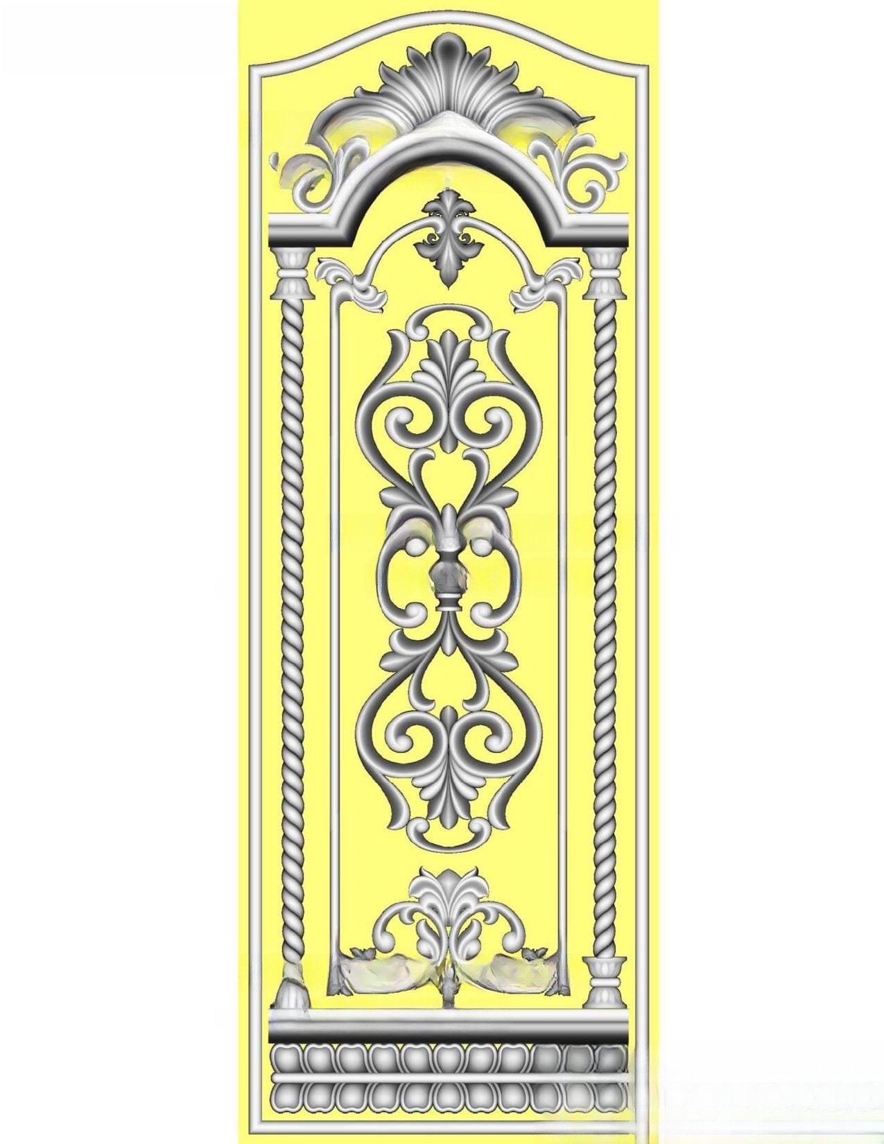 MD - MIX-125 Divine Carved Relief CNC Design